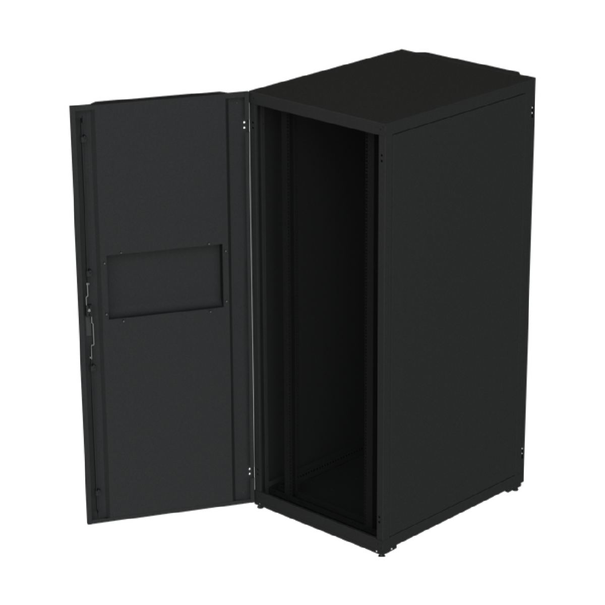 Ventis Acoustic rack interior with insulated door