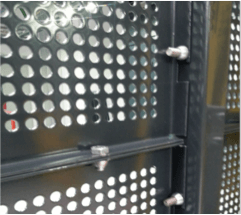 Perforated Connexions cage walls