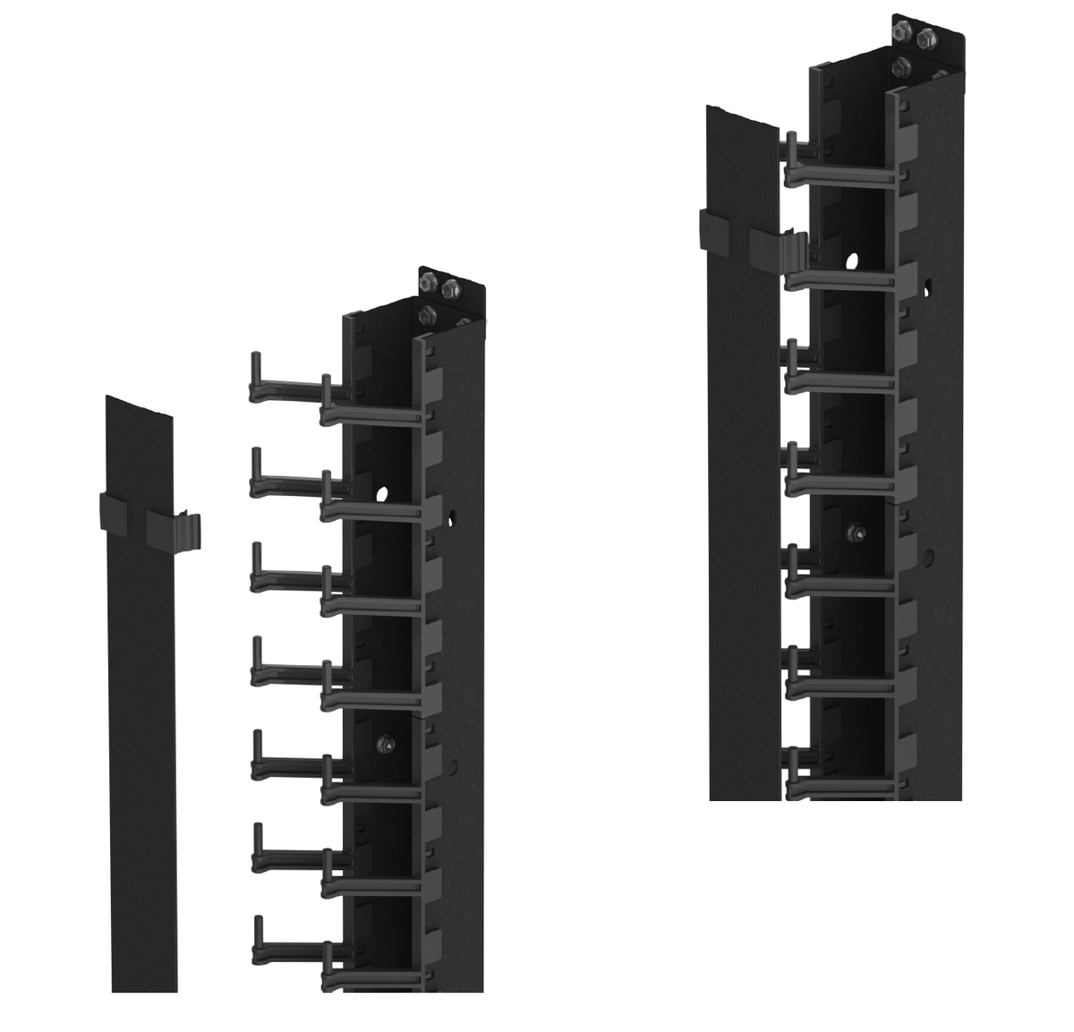 Cross-Guard high density finger cable manager