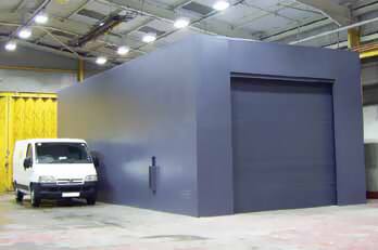 Bespoke high-security walling installation
