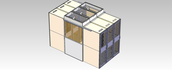 Cold aisle containment roof panels