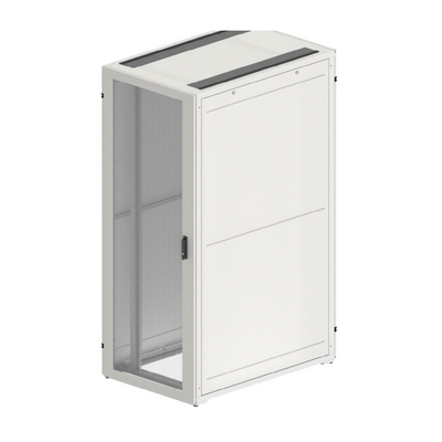Ventis Hyper rack in white with 88% perforated mesh door