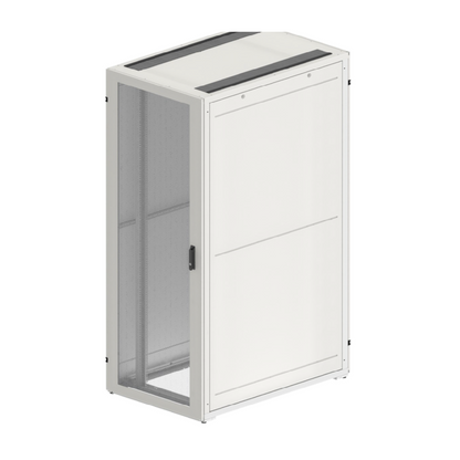 Ventis Hyper rack in white with 88% perforated mesh door