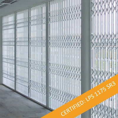 Extendor Eclipse security grilles certified to LPS 1175 SR3