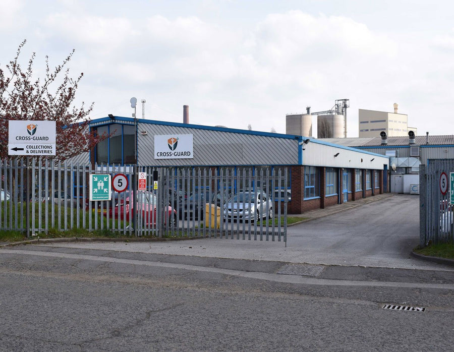 Cross-Guard head office and manufacturing facility entrance